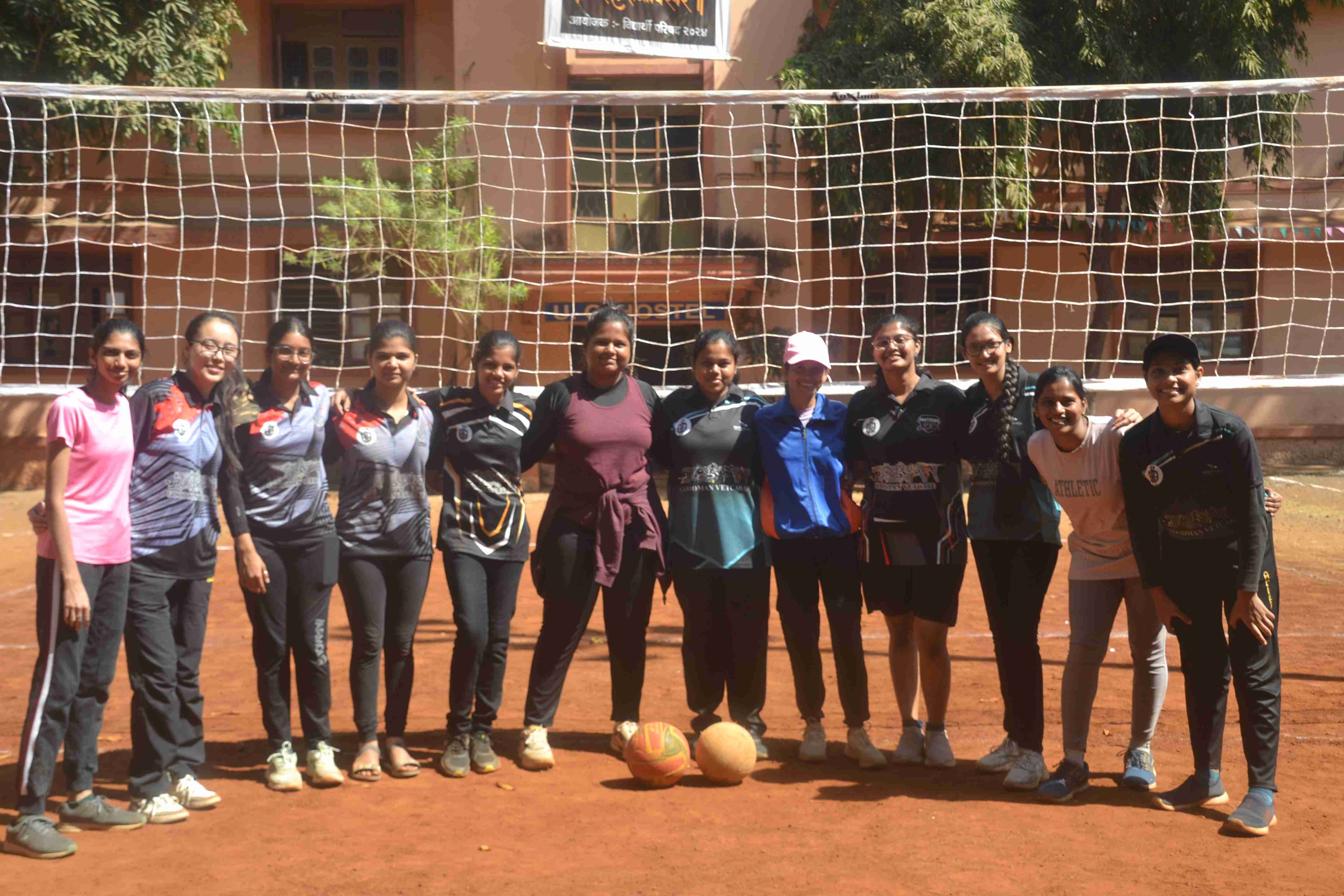 Girls team voleyball